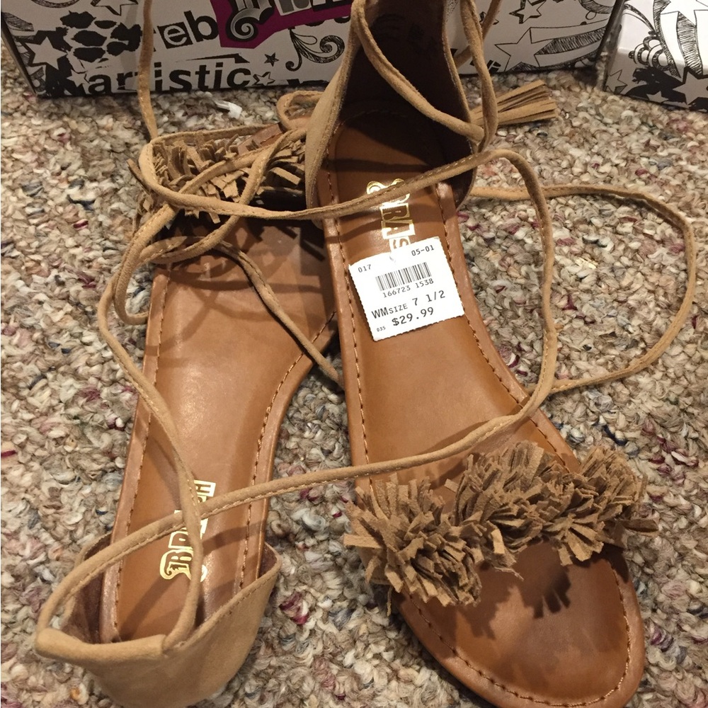 Brash sandals new with tag unattached  7.5 price is firm with shipping discount